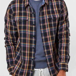 Outerknown Plaid Button-Up Shirt (Small)
